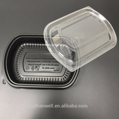 Eco-friendly microwave takeaway disposable plastic meal lunch box